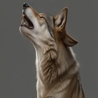 wolf howl png