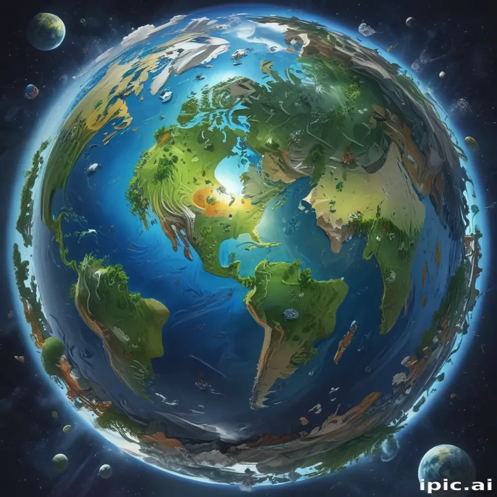 cartoon picture planet earth