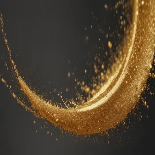 gold glitter png