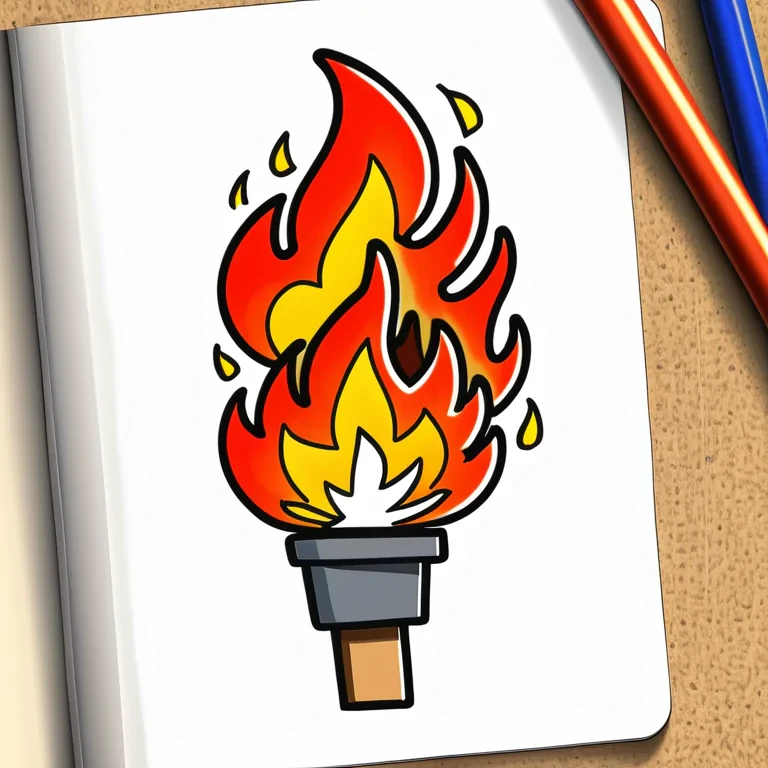 fire doodle