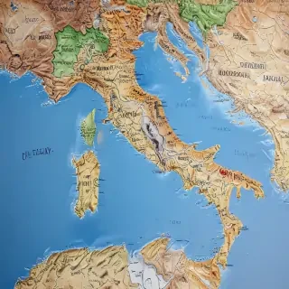 map of italy