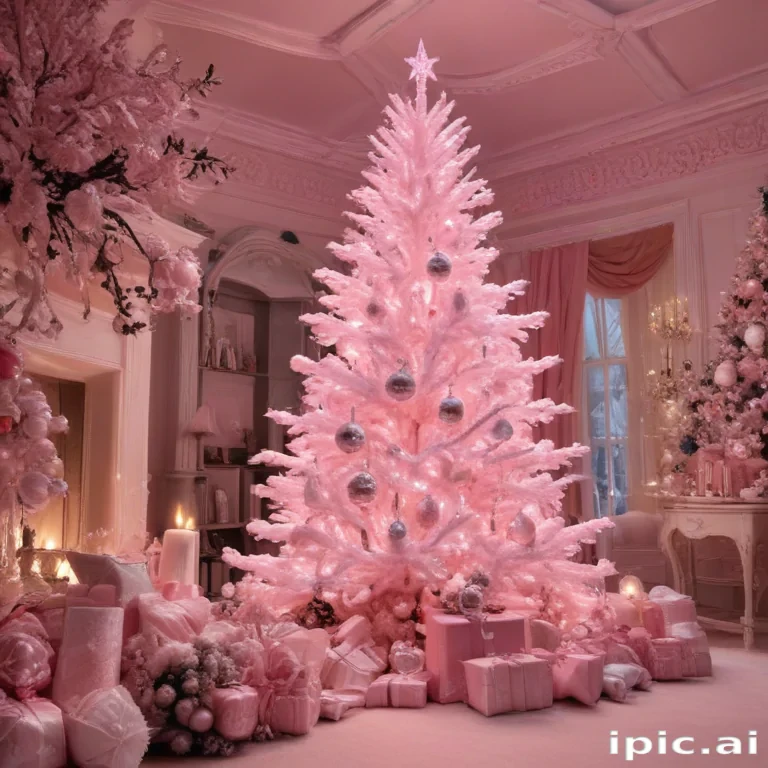 pink christmas aesthetic wallpaper