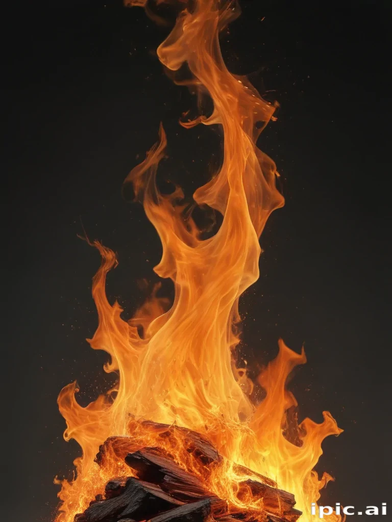 fire clear background