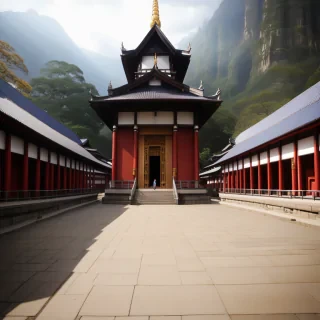 temple background