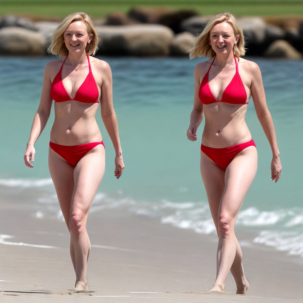 liz-truss-in-red-bikini