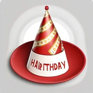 happy birthday hat png