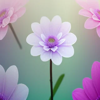transparent flower background