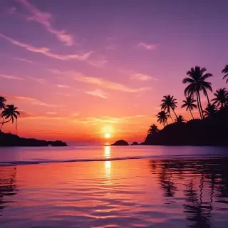 cute sunset wallpaper