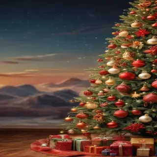 pretty christmas background