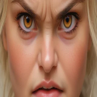 angry face