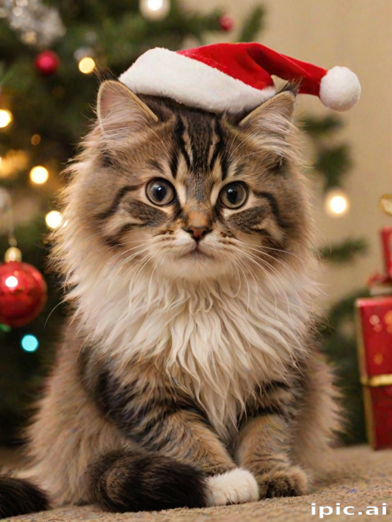 pictures of cats for christmas