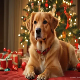dog christmas photos