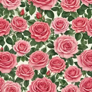 rose border