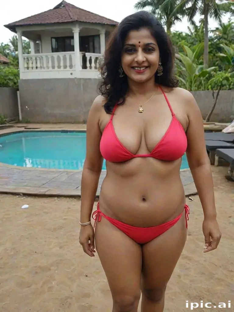 indian bikini aunty