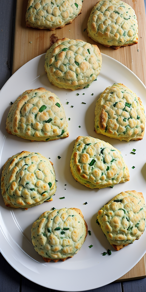 cheddar cheese and chive scones