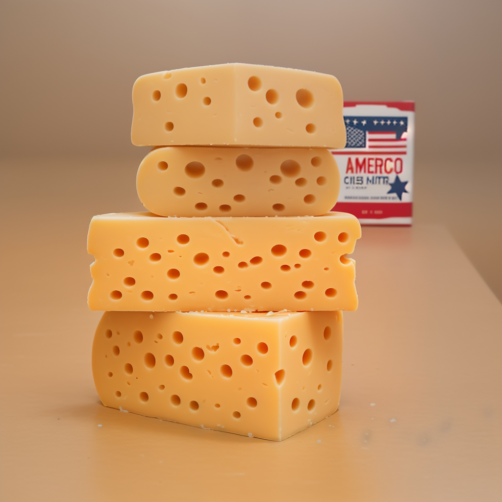 american cheese in a block