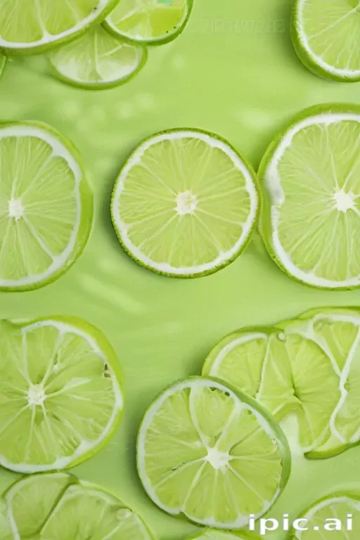 lime green background