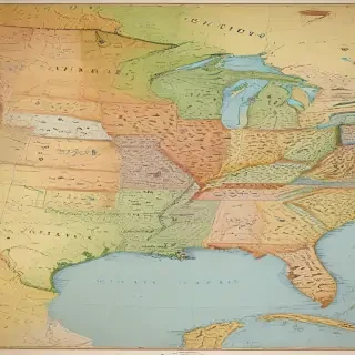 united states map