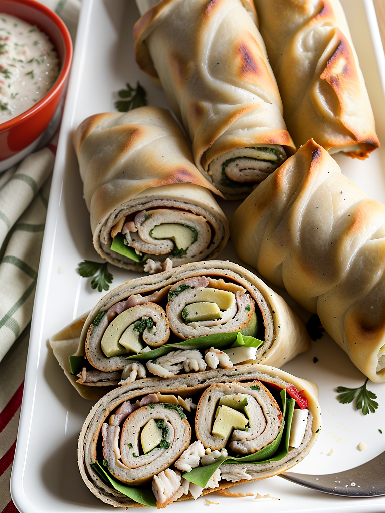 turkey stuffing roll ups recipe