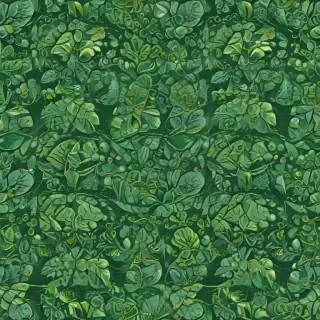 green leaf design