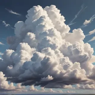 cartoon cloud drawing