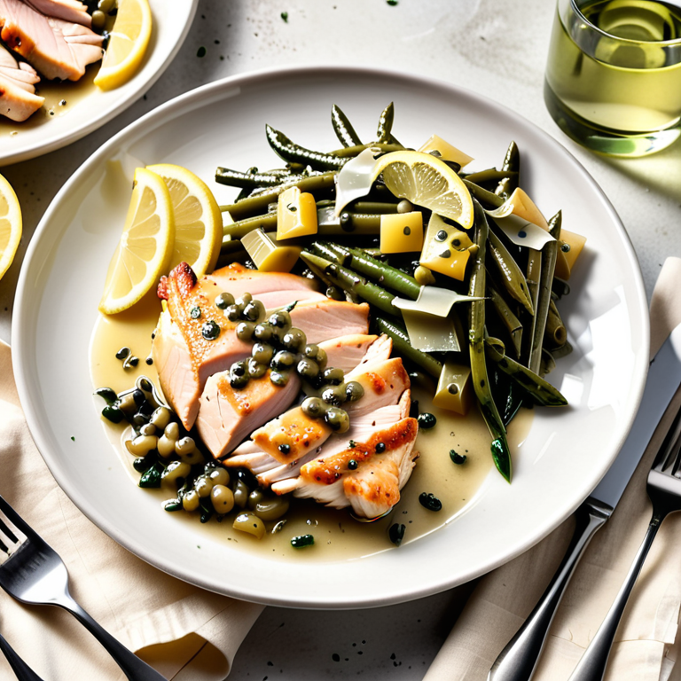 what to eat with chicken piccata