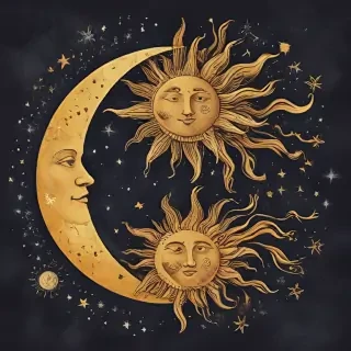 sun and moon