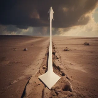downward arrow
