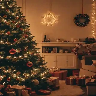 christmas background aesthetic