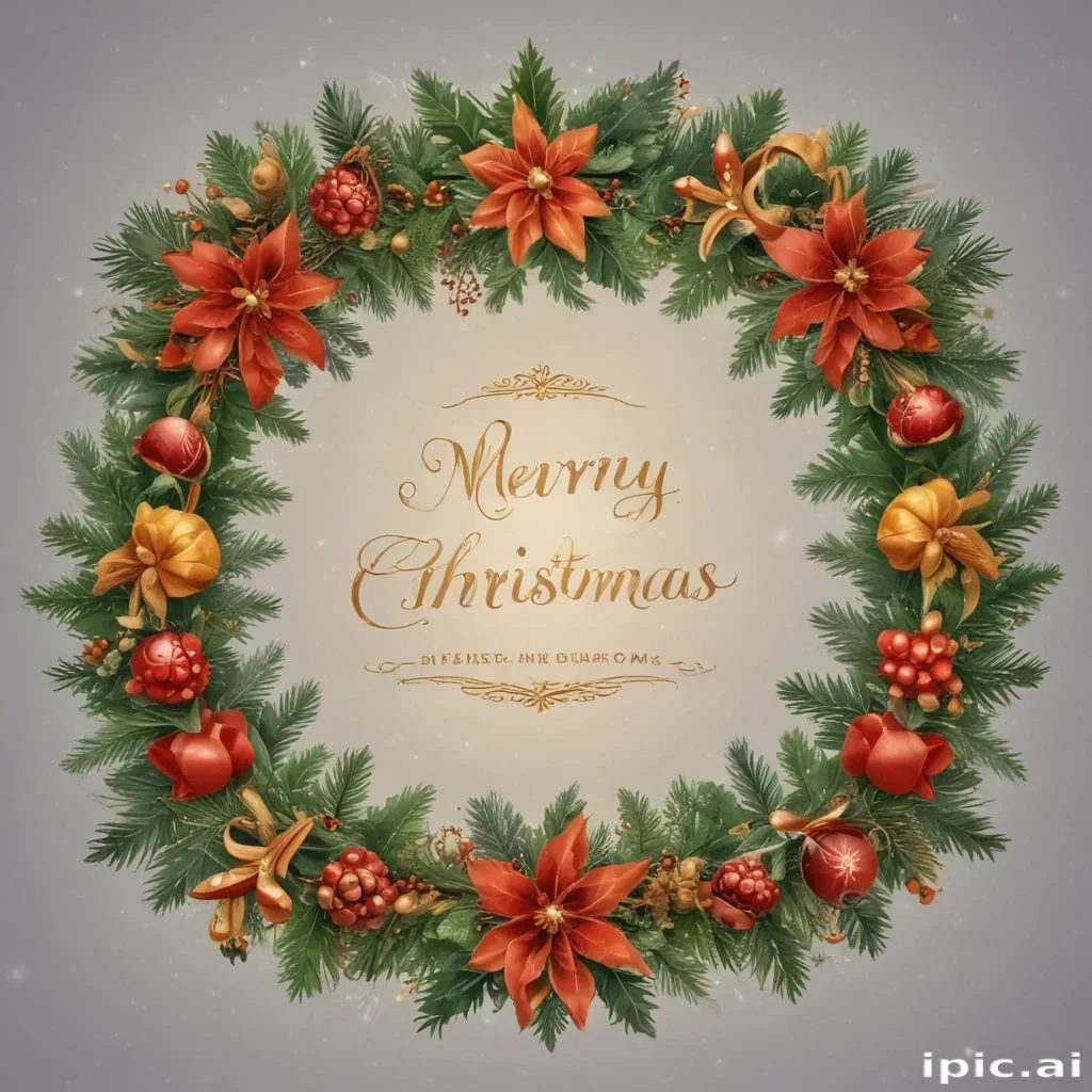merry christmas clip art transparent background