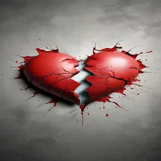broken heart background