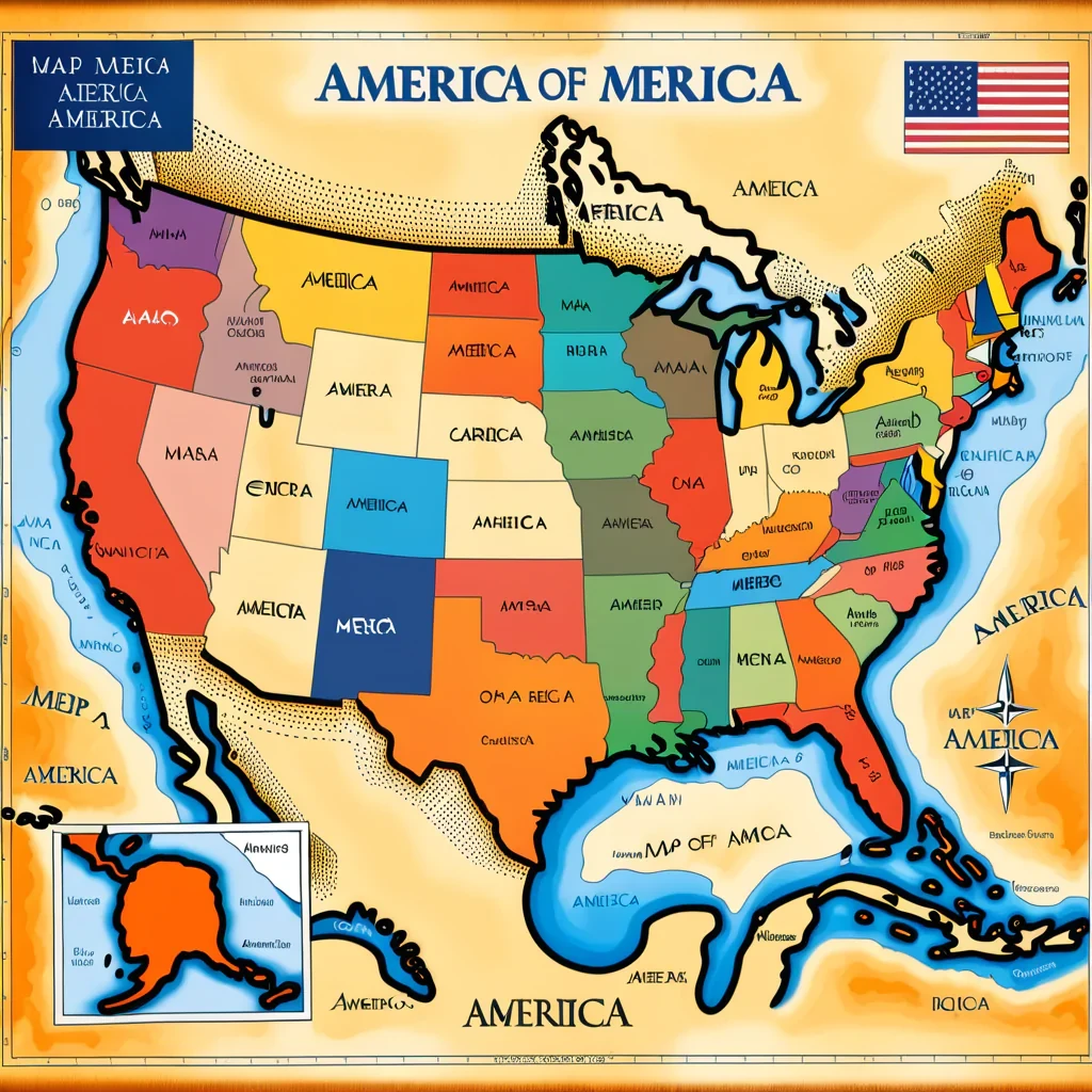 map of america