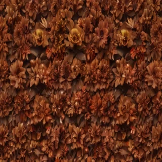 aesthetic brown flowers