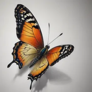 picture of butterfly drawing