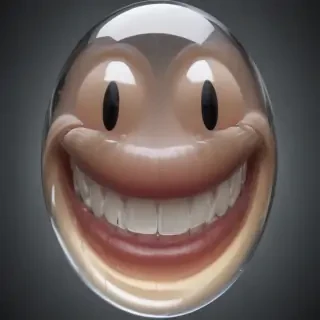 transparent smiley face
