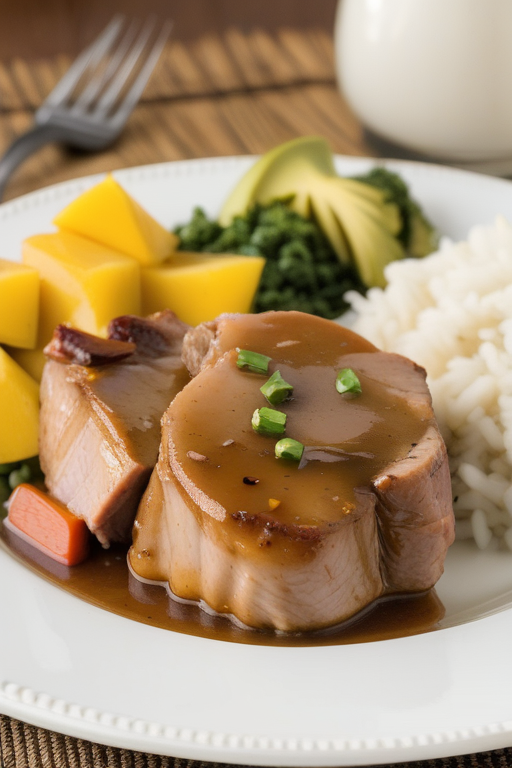 hawaiian crock pot pork chops