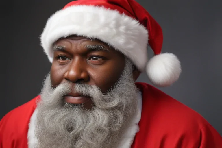 black santa png