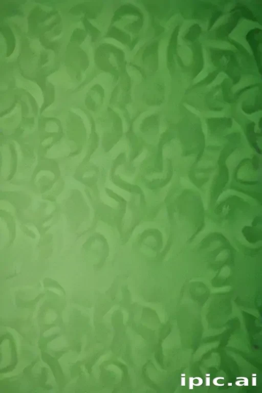 Textured Green Background with Abstract Patterns and Subtle Depth Effects