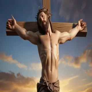 a picture of jesus on the cross