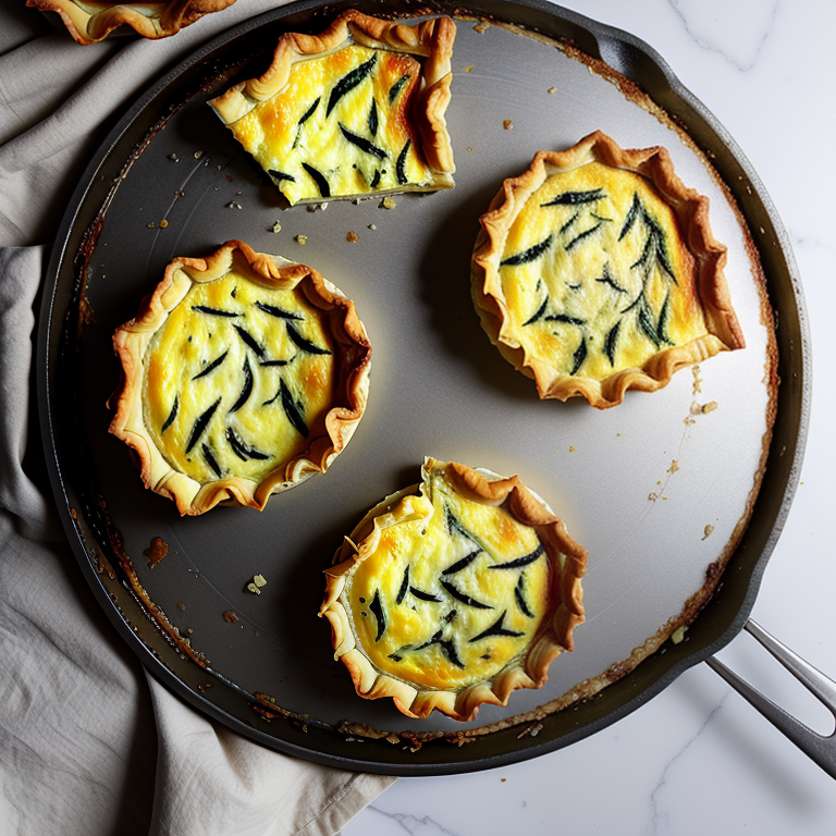 recipe for quiche with puff pastry