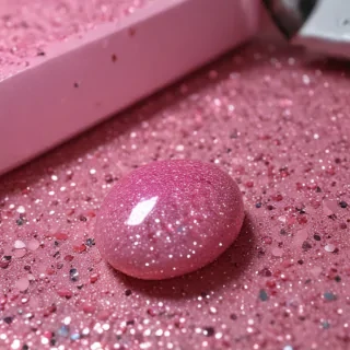 pink glitter aesthetic