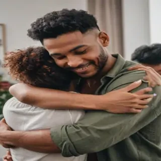 hugging png