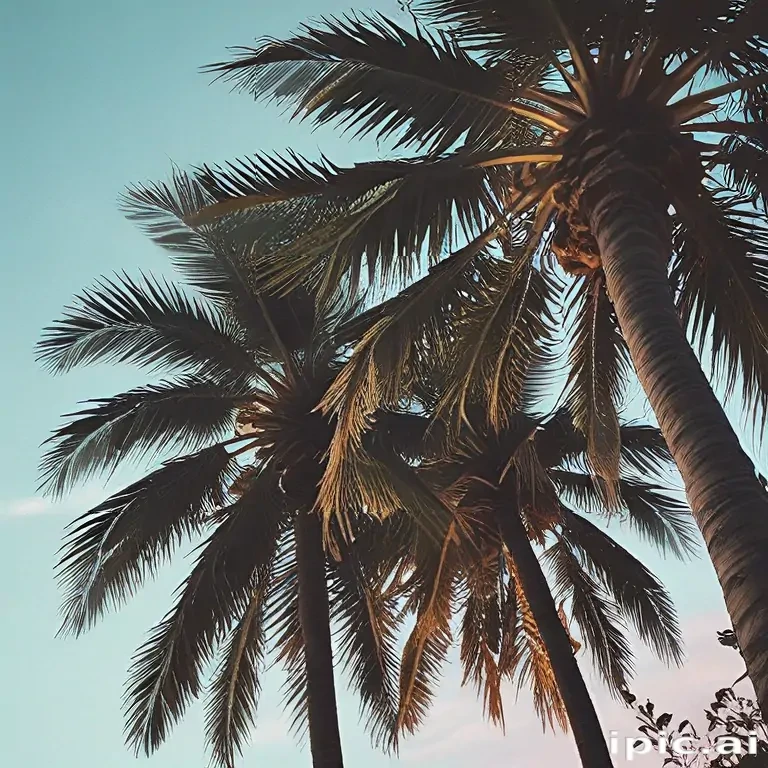 aesthetic palm tree wallpaper