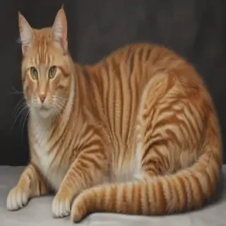 vintage cat drawing