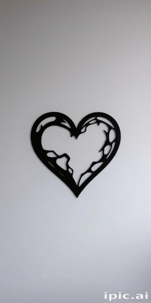 black heart aesthetic