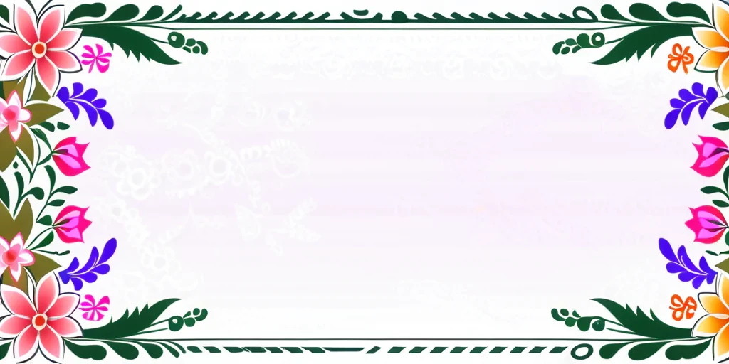 floral page borders