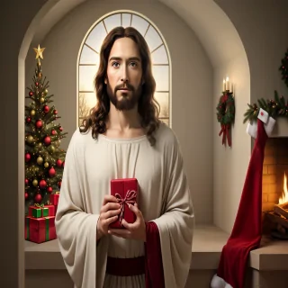 christmas picture of jesus