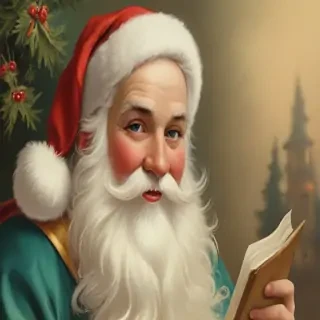vintage santa images free