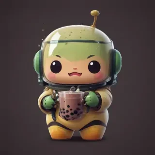 cute boba wallpaper