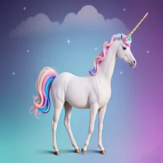 unicorn back ground